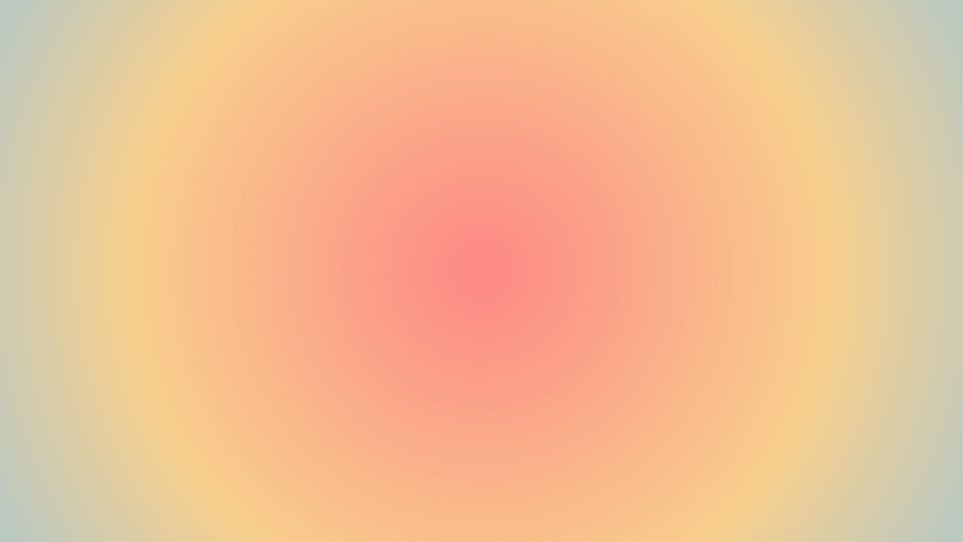 A pink, yellow, and blue radial gradient.